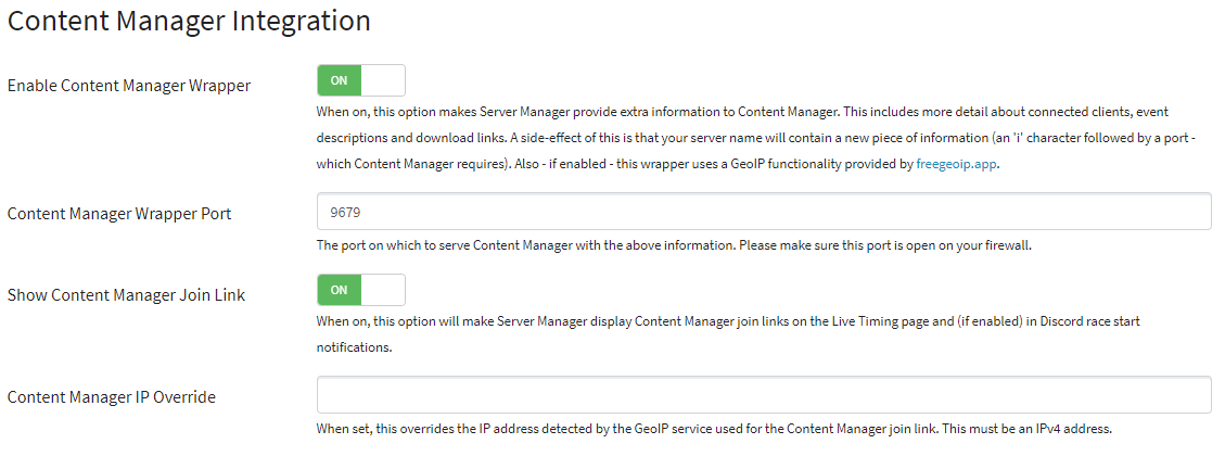 Content Manager Integration Options