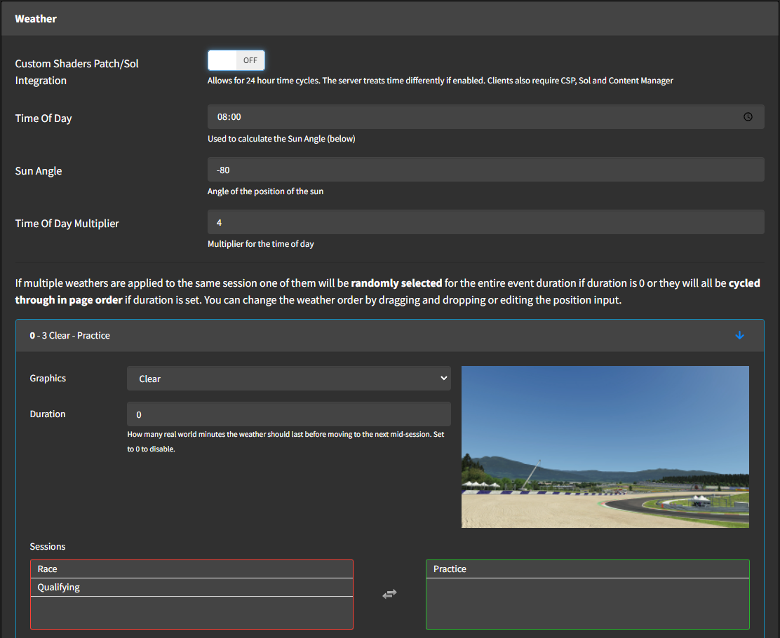 Assetto Corsa Server Manager